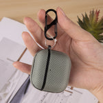 Custodia per auricolari wireless impermeabile in nylon con gancio, For AirPods Pro 3, For AirPods 4, For AirPods Pro 2