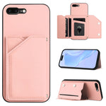 Custodia per telefono con quattro slot per carte Skin Feel e cinturino da polso, For iPhone X / XS, For iPhone XR, For iPhone XS Max, For iPhone 7 Plus / 8 Plus