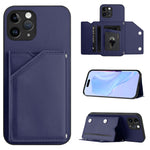 Custodia per telefono con quattro slot per carte Skin Feel e cinturino da polso, For iPhone 12 mini, For iPhone 11 Pro Max, For iPhone 11, For iPhone 11 Pro