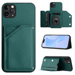 Custodia per telefono con quattro slot per carte Skin Feel e cinturino da polso, For iPhone 12 mini, For iPhone 11 Pro Max, For iPhone 11, For iPhone 11 Pro