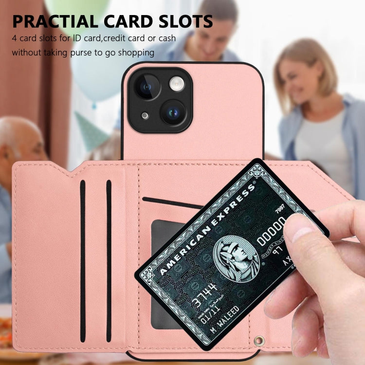 Custodia per telefono con quattro slot per carte Skin Feel e cinturino da polso, For iPhone 13 mini, For iPhone 12, For iPhone 12 Pro Max, For iPhone 12 Pro