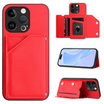 Custodia per telefono con quattro slot per carte Skin Feel e cinturino da polso, For iPhone 7 / 8 / SE 2020 2022, For iPhone 13 Pro Max, For iPhone 13 Pro, For iPhone 13