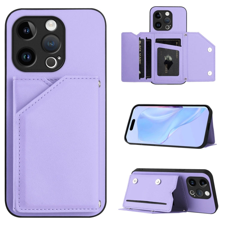 Custodia per telefono con quattro slot per carte Skin Feel e cinturino da polso, For iPhone 7 / 8 / SE 2020 2022, For iPhone 13 Pro Max, For iPhone 13 Pro, For iPhone 13