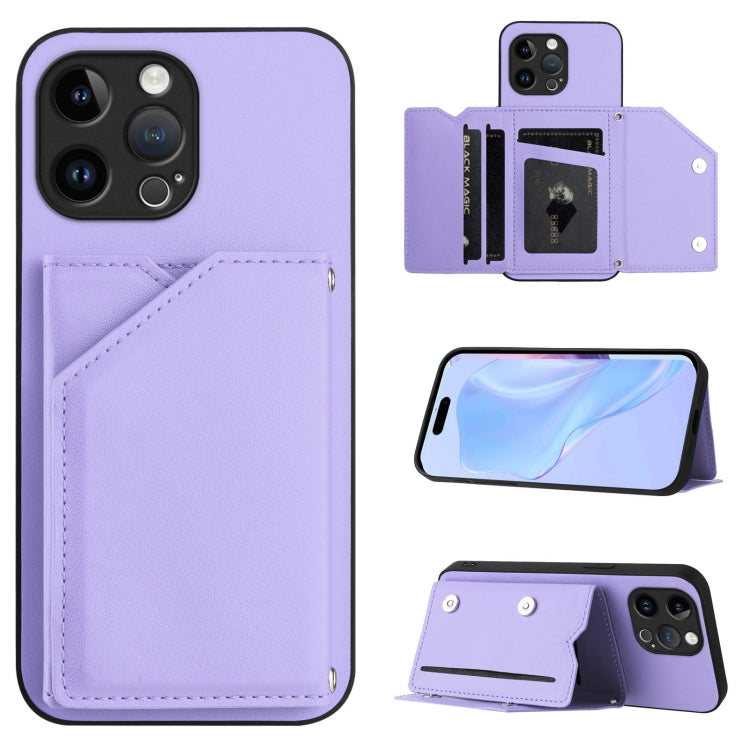 Custodia per telefono con quattro slot per carte Skin Feel e cinturino da polso, For iPhone 7 / 8 / SE 2020 2022, For iPhone 13 Pro Max, For iPhone 13 Pro, For iPhone 13
