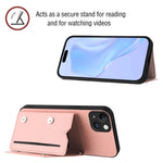Custodia per telefono con quattro slot per carte Skin Feel e cinturino da polso, For iPhone 14 Plus, For iPhone 14, For iPhone 14 Pro, For iPhone 14 Pro Max