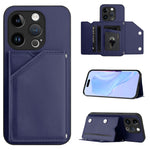 Custodia per telefono con quattro slot per carte Skin Feel e cinturino da polso, For iPhone 15 Pro Max, For iPhone 15 Pro, For iPhone 15 Plus, For iPhone 15