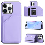 Custodia per telefono con quattro slot per carte Skin Feel e cinturino da polso, For iPhone 16 Pro Max, For iPhone 16 Pro, For iPhone 16 Plus, For iPhone 16