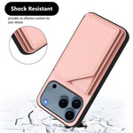 Custodia per telefono con quattro slot per carte Skin Feel e cinturino da polso, For iPhone 17 Pro Max, For iPhone 17 Pro, For iPhone 17, For iPhone Air