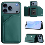 Custodia per telefono con quattro slot per carte Skin Feel e cinturino da polso, For iPhone 17 Pro Max, For iPhone 17 Pro, For iPhone 17, For iPhone Air