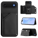 Custodia per telefono con quattro slot per carte Skin Feel e cinturino da polso, For iPhone 17 Pro Max, For iPhone 17 Pro, For iPhone 17, For iPhone Air