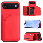 Custodia per telefono con quattro slot per carte Skin Feel e cinturino da polso, For iPhone 17 Pro Max, For iPhone 17 Pro, For iPhone 17, For iPhone Air