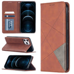 Custodia in pelle magnetica per iPhone 12 Pro Max
