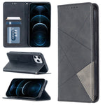 Custodia in pelle magnetica per iPhone 12 Pro Max