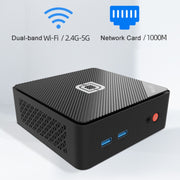 Jumper N100 II Mini PC, Intel 12a generazione Alder Lake-N N100 Quad-core 3.4GHz, RAM: 8GB, ROM: 256GB, supporto HDMI (spina UE), Jumper N100 II