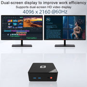 Jumper N100 II Mini PC, Intel 12a generazione Alder Lake-N N100 Quad-core 3.4GHz, RAM: 8GB, ROM: 256GB, supporto HDMI (spina UE), Jumper N100 II
