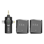 Microfono Lavalier Wireless con Ricevitore 3 in 1