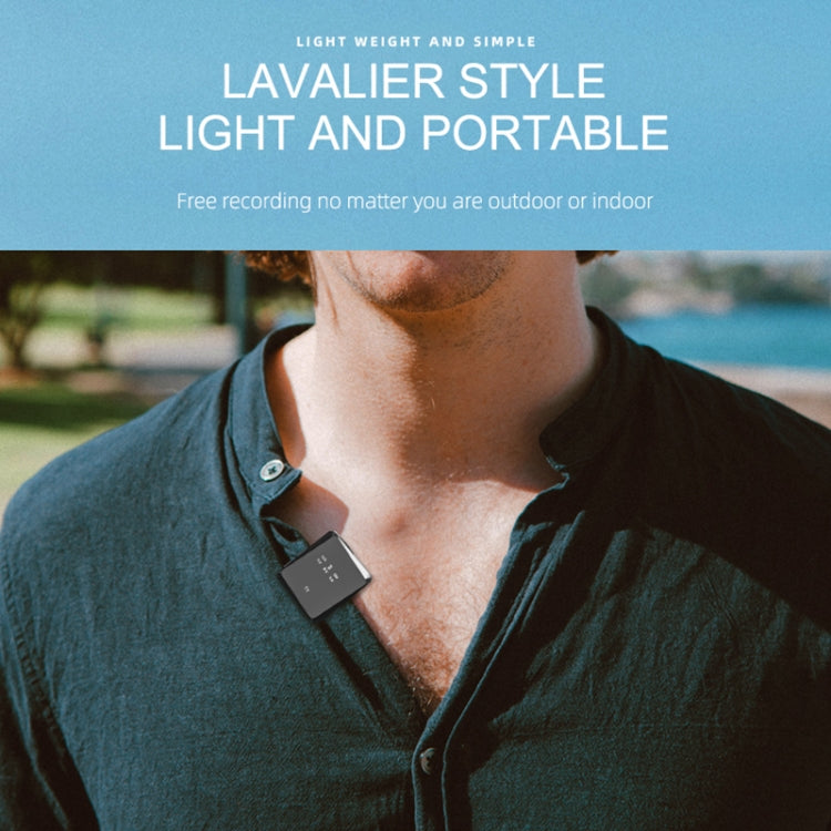 Microfono Lavalier Wireless con Ricevitore 3 in 1