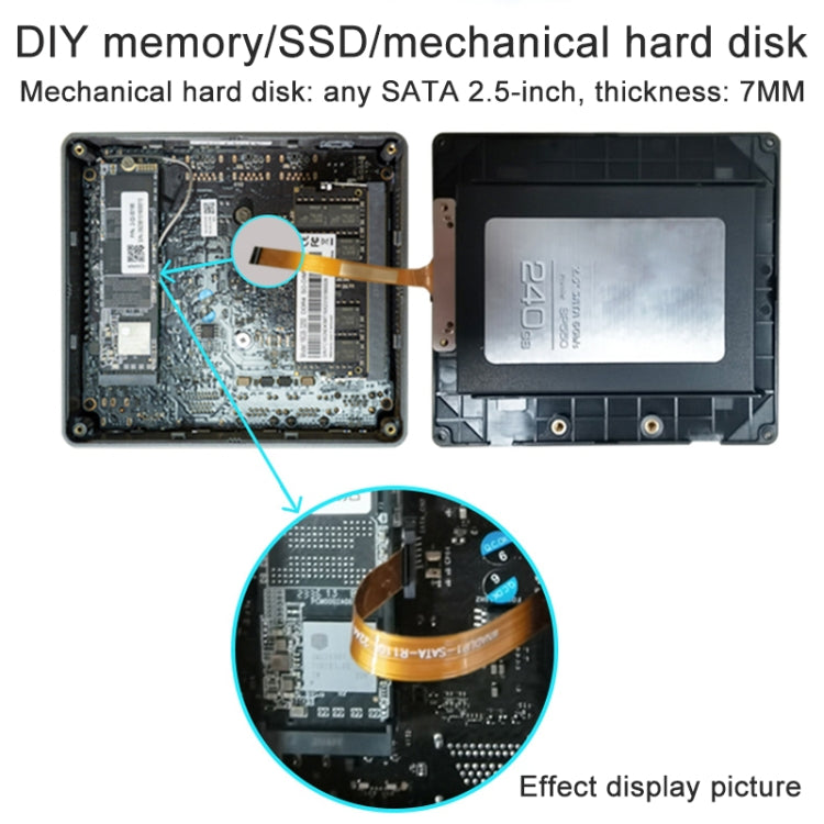 Jumper N100 Pro II Mini PC, Intel 12a generazione Alder Lake-N N100 Quad-core Dual RJ45, RAM: 8 GB, ROM: 256 GB (spina UE), Jumper N100 Pro II