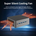 Jumper N305 Mini PC, Intel Alder Lake-N N305 Octa-core 3.8GHz, RAM: 16GB, ROM: 512GB (spina UE), Jumper N305