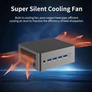 Jumper N305 Mini PC, Intel Alder Lake-N N305 Octa-core 3.8GHz, RAM: 16GB, ROM: 512GB (spina UE), Jumper N305