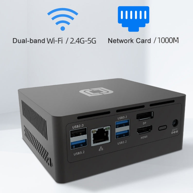 Jumper N305Hi Mini PC, Intel Alder Lake-N i3-N305 Octa-core 3.8GHz, RAM: 16GB, ROM: 512GB (spina UE), Jumper N305Hi