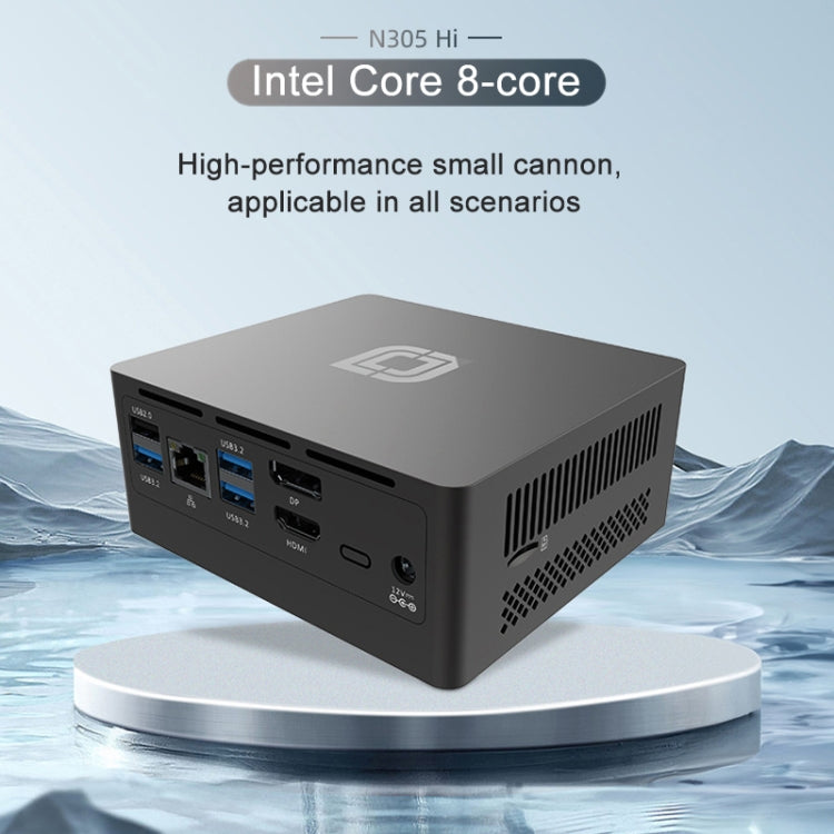Jumper N305Hi Mini PC, Intel Alder Lake-N i3-N305 Octa-core 3.8GHz, RAM: 16GB, ROM: 512GB (spina UE), Jumper N305Hi