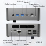 Jumper i5H Mini PC, Intel Alder Lake-N i5-12450H Octa-core 4.4GHz, RAM: 16GB, ROM: 512GB (spina UE), Jumper i5H