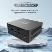 Jumper N305Hi Mini PC, Intel Alder Lake-N i3-N305 Octa-core 3.8GHz, RAM: 16GB, ROM: 512GB, Jumper N305Hi