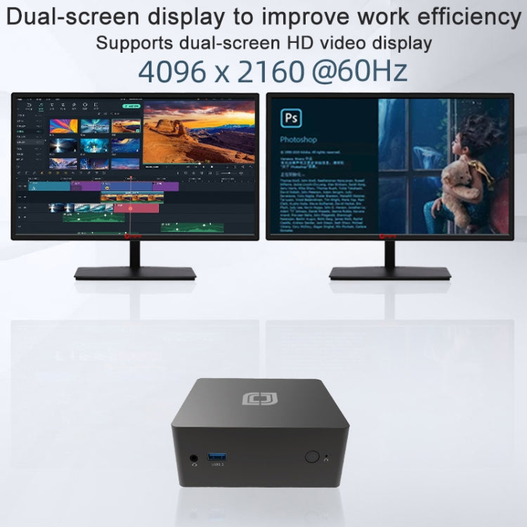 Jumper N305Hi Mini PC, Intel Alder Lake-N i3-N305 Octa-core 3.8GHz, RAM: 16GB, ROM: 512GB, Jumper N305Hi