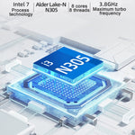 Jumper N305Hi Mini PC, Intel Alder Lake-N i3-N305 Octa-core 3.8GHz, RAM: 16GB, ROM: 512GB, Jumper N305Hi