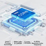 Jumper i5H Mini PC, Intel Alder Lake-N i5-12450H Octa-core 4.4GHz, RAM: 16GB, ROM: 512GB, Jumper i5H