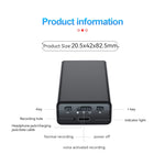 Penna registratore vocale magnetica Q65 4-64GB