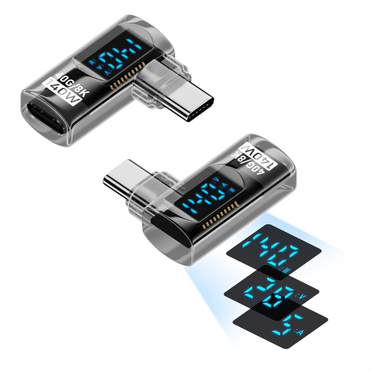 Adattatore ricarica digitale Type-C e 8 Pin 140W