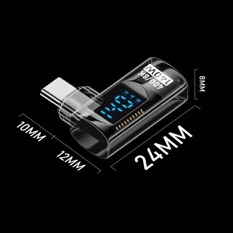 Adattatore ricarica digitale Type-C e 8 Pin 140W