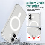 Pulsante di controllo della fotocamera Custodia trasparente per telefono MagSafe integrata, For iPhone 18, For iPhone 18 Pro, For iPhone 18 Pro Max, For iPhone 17 Pro Max, For iPhone 17 Pro, For iPhone 17, For iPhone Air, For iPhone 16 Pro Max         ...