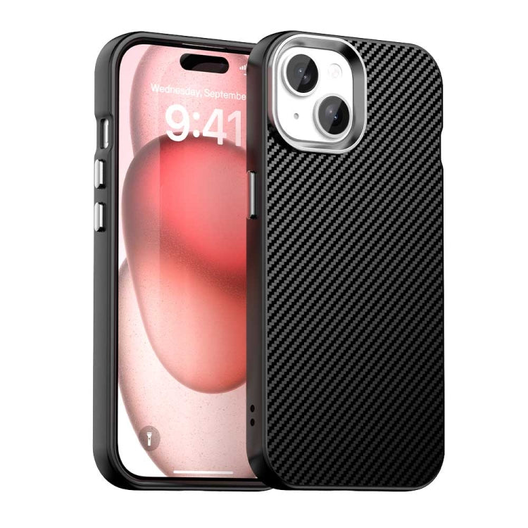 Custodia in fibra di carbonio per iPhone 14 e 15