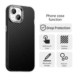 Custodia in fibra di carbonio per iPhone 14 e 15