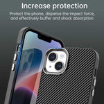 Custodia in fibra di carbonio per iPhone 14 e 15