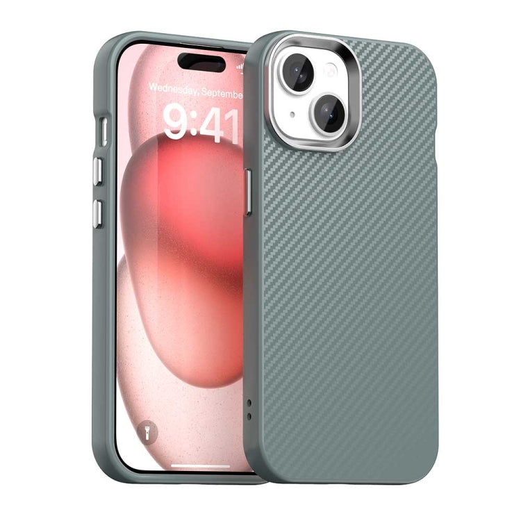 Custodia in fibra di carbonio per iPhone 14 e 15