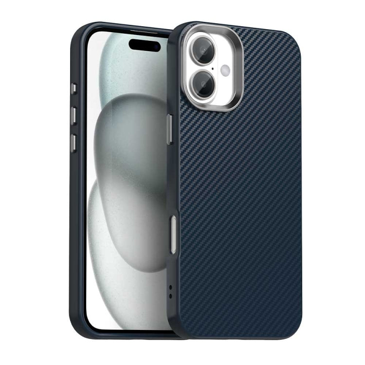 Custodia in fibra di carbonio per iPhone 16 Pro Max
