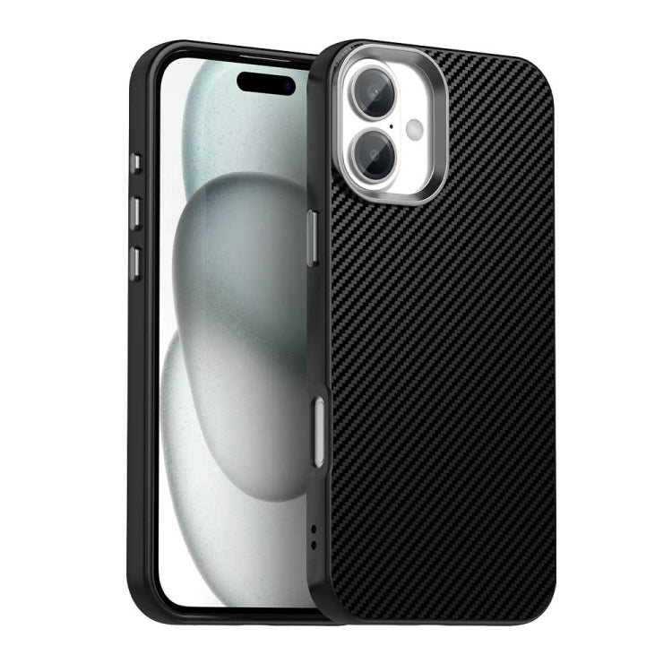 Custodia in fibra di carbonio per iPhone 16 Pro Max