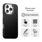Custodia in fibra di carbonio per iPhone 16 Pro Max