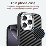 Custodia in fibra di carbonio per iPhone 16 Pro Max