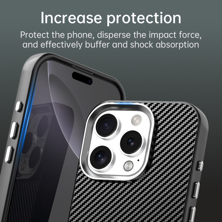 Custodia in fibra di carbonio per iPhone 16 Pro Max