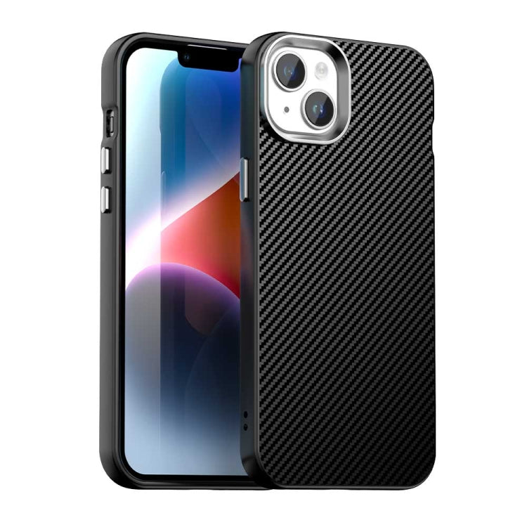 Custodia in fibra di carbonio per iPhone 14 e 15