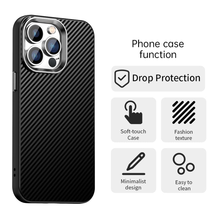 Custodia in fibra di carbonio per iPhone 13 Pro Max