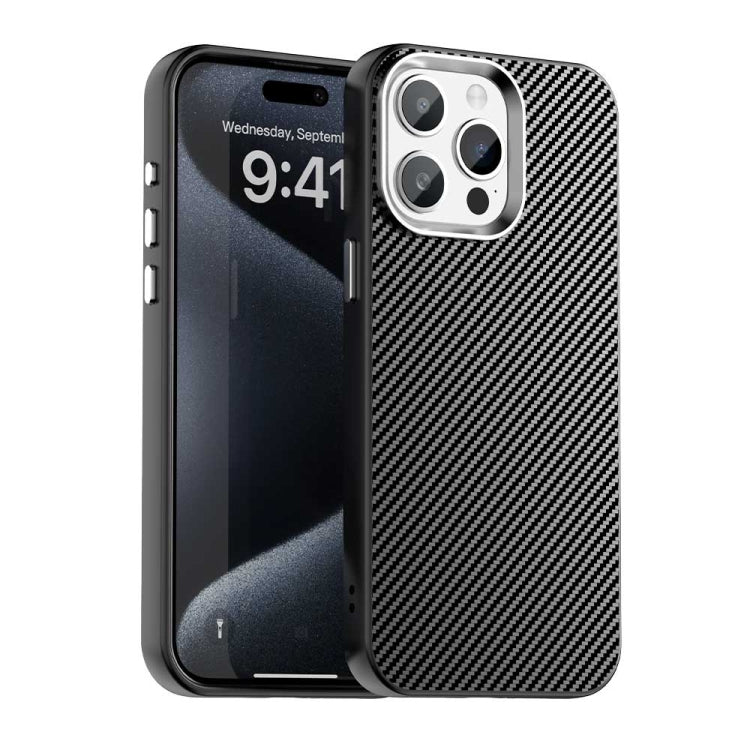 Custodia in fibra di carbonio per iPhone 16 Pro Max