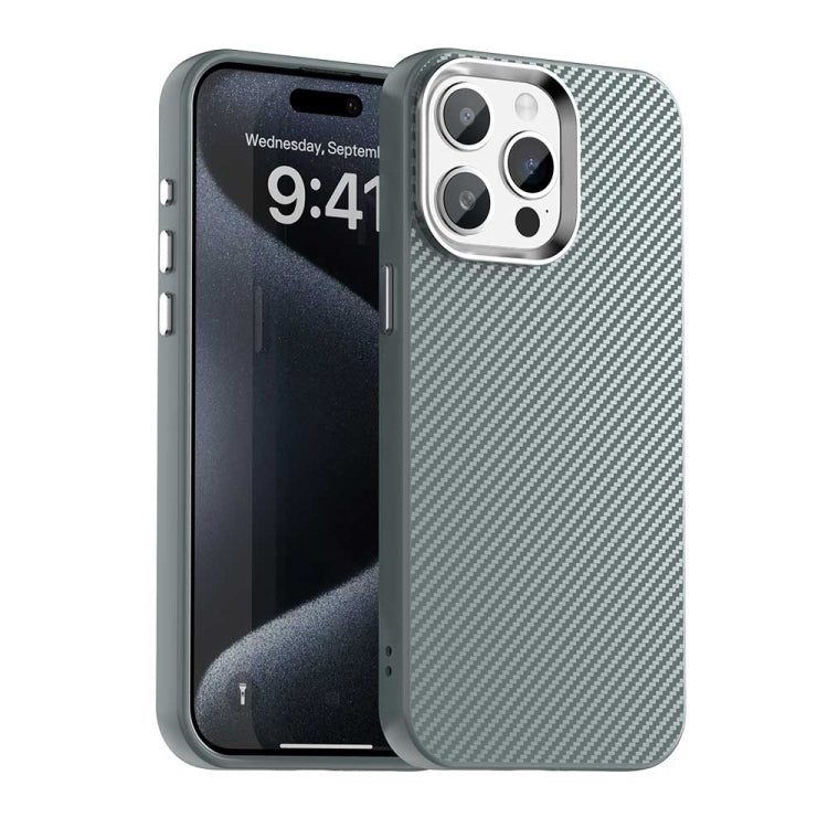 Custodia in fibra di carbonio per iPhone 16 Pro Max