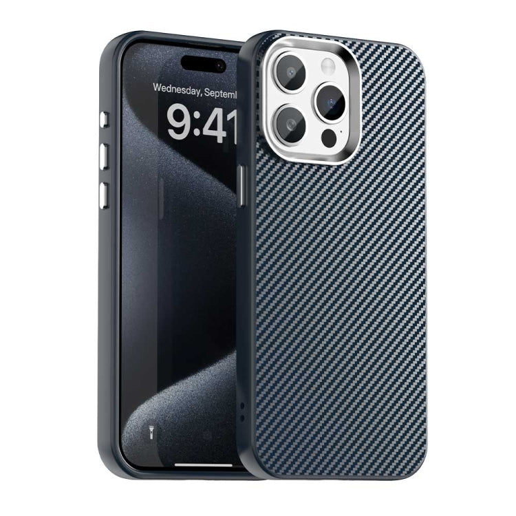 Custodia in fibra di carbonio per iPhone 16 Pro Max
