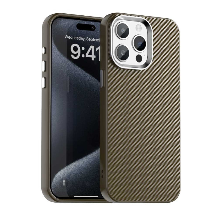 Custodia in fibra di carbonio per iPhone 16 Pro Max